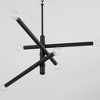 Capital Lighting Zane 6 - Light Chandelier in  Matte Black - 2 of 3