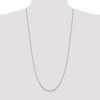Black Bow Jewelry 1.5mm Sterling Silver Diamond Cut Solid Octagonal Box Chain Necklace - 2 of 4