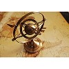 Brass Armillary Sphere – 8.5 Inch – Spinning Globe with Zodiac Symbols By Old Modern Handicrafts - 4 of 4