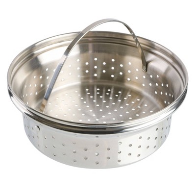 Teal 5-Quart Nonstick Ceramic Dutch Oven with Steamer Insert