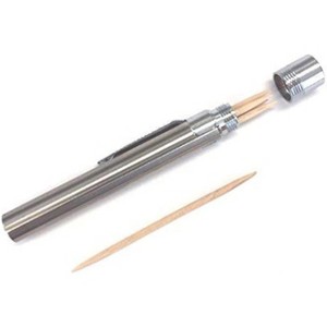 Portable Stainless Steel Toothpick Holder, Mobile Toothpick Case for Pocket, Bag, Travel Essential for Hygiene - 1 of 3