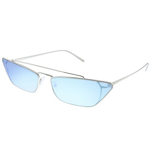 Prada 1bc123 Womens Cat-eye Sunglasses Silver 67mm : Target