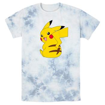 Men's Pokemon Pikachu Sitting Portrait T-Shirt