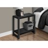 FONTOI 2-Tier Rectangle Side Table, Nightstand, Bedside Table, for Entryway, Sofa, Bedroom, Living Room, Black, 11.75"*22"*23.75" - 2 of 4