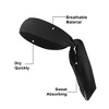 Unique Bargains Adjustable Soft Sweat Wicking Tennis Tie Headband Sweatband for Men Women 1 Pcs - 3 of 4