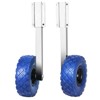 300LBS Boat Launching Wheels Stainless Steel Transom Launching Wheel Dolly with 10" Wheel Set for Inflatable Boat & Aluminum Boat - 2 of 4