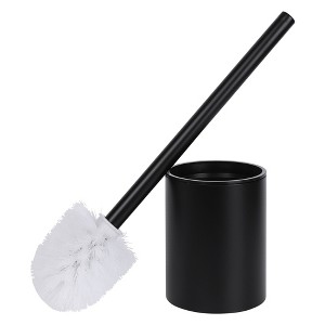 REGALWOVEN Stainless Steel Wall Mounted Bathroom Essentials Small Scrubber 360 Degree Toilet Brush with Holder - 1 of 4