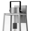 Lark Hugh 1 - Light Lantern in  Antique Brushed Aluminum/Black - 3 of 4