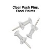 Staples Push Pins Clear 100/Pack 10540-CC - 2 of 4