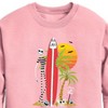 Boys' - Disney - Ghost Dog Beach Surfer Graphic Long Sleeve Fleece Sweatshirt - 2 of 4