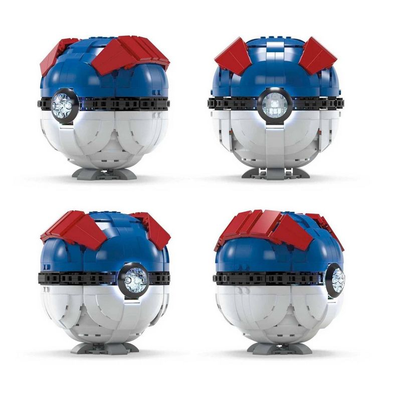 MEGA Pokemon Jumbo Great Ball Building Kit with Lights - 299pcs, 5 of 8