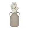 Sagebrook Home 10" Ceramic Vase with Handles Creative Contemporary Eared Vase For Decorative Home - 2 of 4