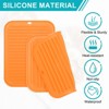 Unique Bargains Silicone Heat Resistant Non-Slip Durable Dish Drying Mat - 3 of 4