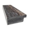 18" x 52" Bark Rustic Framed On the Door Mirror Charcoal - Amanti Art: Polystyrene Frame, Includes Mounting Hardware - 2 of 4
