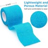 LotFancy Self Adhesive Bandage Wrap, 2" x 5 Yards, 10 Rolls Breathable Sports Tape, Multicolor - 2 of 4