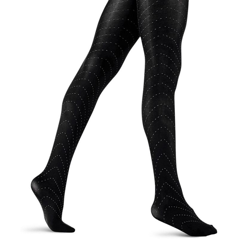 LECHERY Women's Dotted Ring Tights (1 Pair), 2 of 5