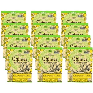 Chimes Chewy Ginger Candy Meyer Lemon Flavor - Case of 12/3.5 oz - 1 of 4