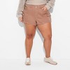 Women's Low-Rise Cargo Camp Denim Shorts - Wild Fable™ - 2 of 3
