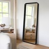 Dovelina Metal Framed Rectangle Full Length Mirror Leaning Mirror Large Mirror - 2 of 4