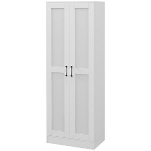 Aghana Digitals White Pantry Cupboard with Adjustable Shelves, Soft Close Hinges & Anti-Tipping - 1 of 4