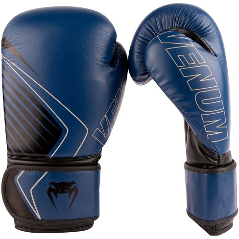 Venum Challenger 2.0 Hook and Loop Boxing Gloves - 12 oz. - Black/Black