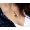 Pavilion Gift Company - Light Silk Teardrop - 38" 18 K Gold Plated Drawstring Sweater Necklace - Necklaces - 2 of 4