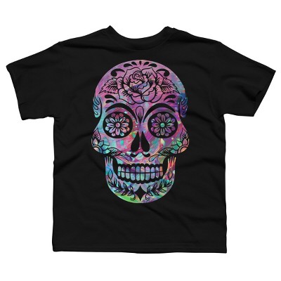 Boy's Design By Humans Halloween Sugar Skull By honeytree T-Shirt