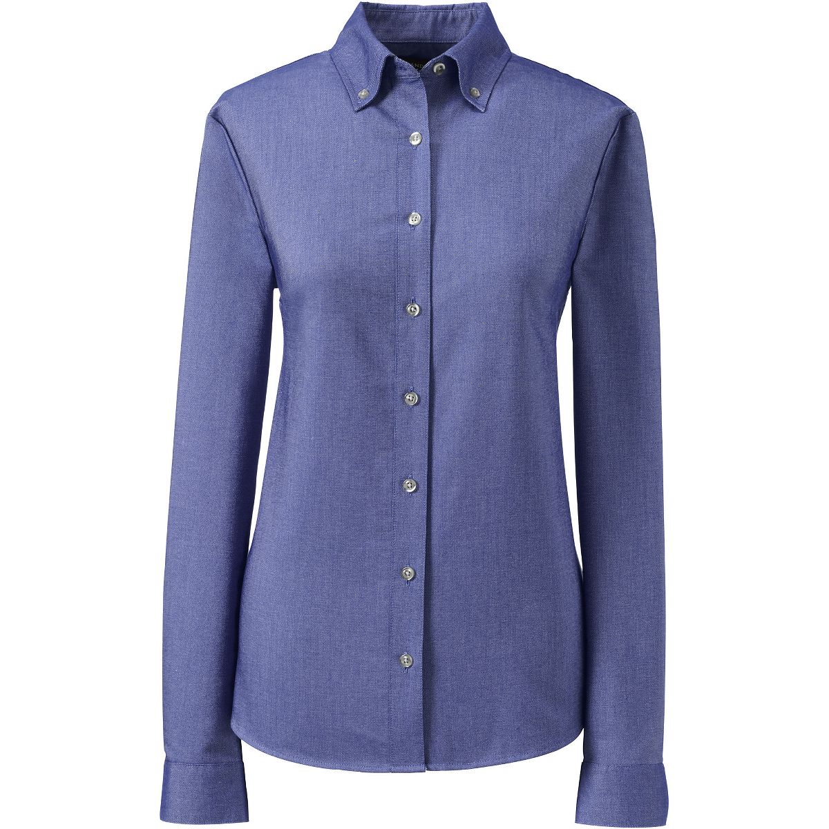 Lands' End School Uniform Women's Long Sleeve Oxford Dress Shirt - thumbnail 5