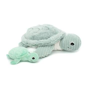 TriAction Toys Les Delingos Ptipotos Mom and Baby Sea Turtle Plush | Mint