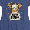 Girls' - Garfield - Tis The Season Fit & Flair Cap Sleeve Dress - 2 of 3