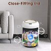 Aoibox Motion Sensor Trash Can with Lid, 3 Gallon Electric Bathroom Garbage Can, Small White Wastebasket Touchless Trash Bin for Toilet, Office, RV - 4 of 4