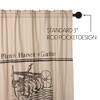Sawyer Mill Charcoal Plow Shower Curtain 72x72  VHC Brands - 3 of 4
