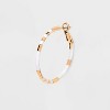 Large Beaded Hoop Earrings - Universal Thread™ - 2 of 2
