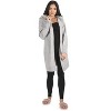 Memoi Women's Sweater Knit Hooded Open-Front Cardigan Sweater - 2 of 4