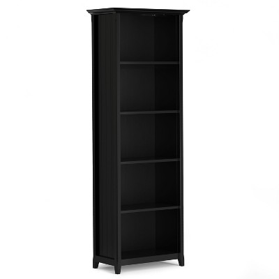 NicBex Bookcases for Living Room Modern 70" H 5 Tier Free Standing Storage Wood Bookshelves with Adjustable Storage Shelves for Office Home