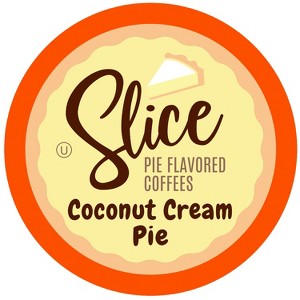 Slice Flavored Coffee Pods for Keurig 2.0 Brewers,Coconut Cream Pie, 40 Count - 1 of 4