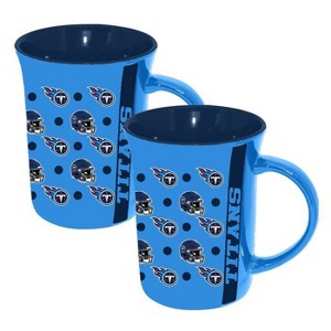 NFL Tennessee Titans Line Up 2pk Mug - 15oz - 1 of 3