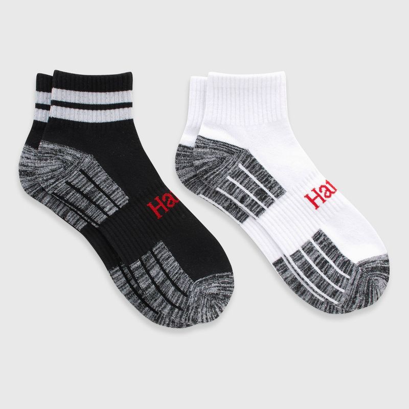 Hanes Premium Men's Ankle Socks 2pk - 6-12, 2 of 4