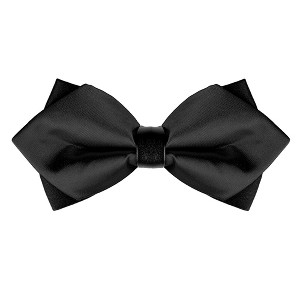 Allegra K Men's Pre-Tied Pointed Neck Strap Wedding Party Tuxedo Bow Ties - 1 of 4