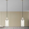 Livex Lighting Art Glass 1 - Light Pendant in  Brushed Nickel - 3 of 4
