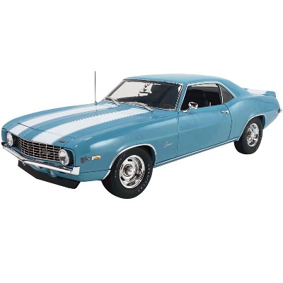 1969 Chevrolet Camaro Z/28 Carolina Blue with White Stripes Limited Edition to 420 pieces 1/18 Diecast Model Car by ACME