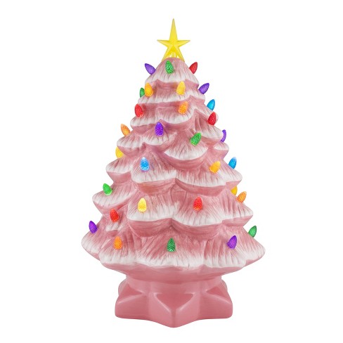Miss Valentine Nostalgic 10 Ceramic Led Valentine Tree, Light Pink : Target