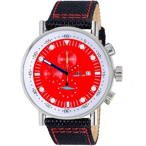 Adee Kaye Men's Cavalier  Red Dial Watch - AK2267-40RD - 1 of 1