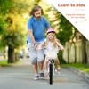 Costway 18'' Kids Bike Toddlers Freestyle Adjustable Bicycle w/ Training Wheels - 3 of 4