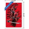 Trends International Marvel Deadpool & Wolverine - Deadpool Poses Framed Wall Poster Prints - 3 of 4