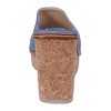 GC Shoes Estela Squared Toe Cork Slide Wedge Sandals - 3 of 4