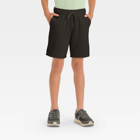 Boys' Playwear 'At the Knee' Pull-On Shorts - Cat & Jack™ Black XS