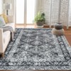 Washable Rug for Living Room Vintage Traditional Area Rugs for Bedroom Soft Non Slip Thin Stain Resistant Carpet Indoor - 3 of 4