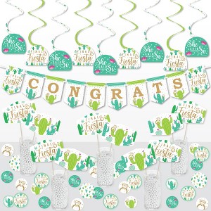 Big Dot of Happiness Final Fiesta - Last Fiesta Bachelorette Party Supplies Decoration Kit - Decor Galore Party Pack - 51 Pieces - 1 of 4