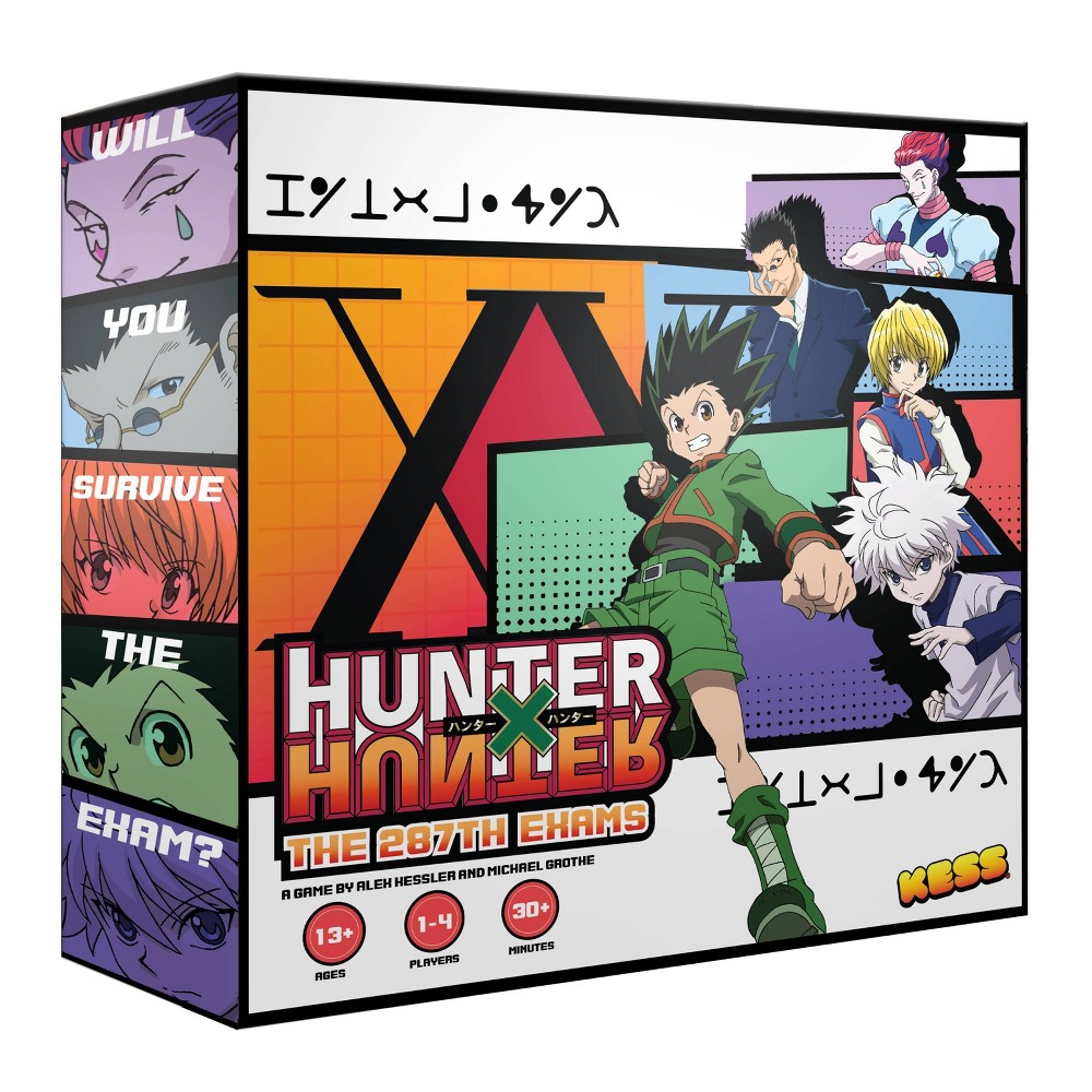 Kess Hunter X Hunter: The 287th Hunter Exams Card Game: Creative Strategy for 1-4 Players with Dice & Tokens